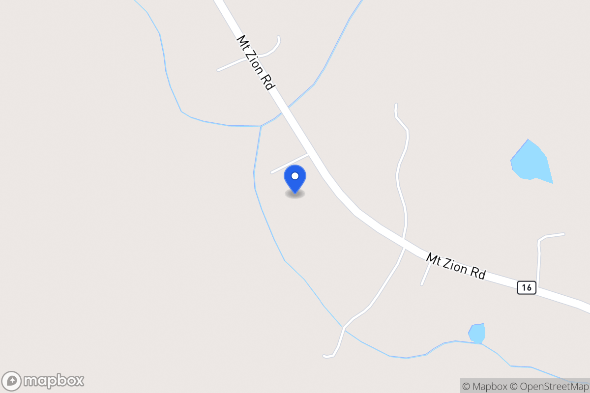 Map of 6634 Mt Zion Rd