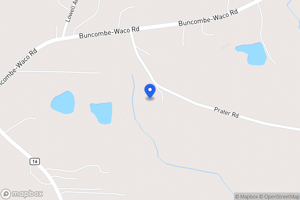 Map of 105 Prater Rd