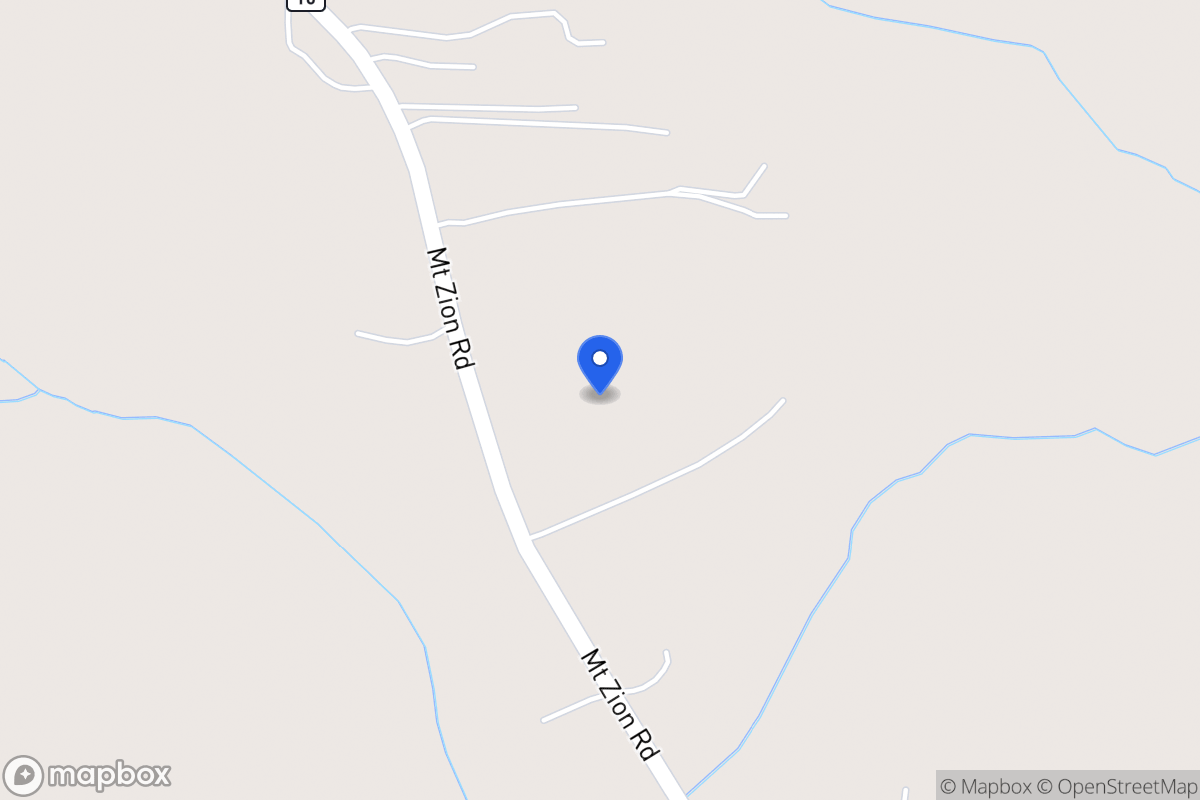 Map of 6821 Mt Zion Rd