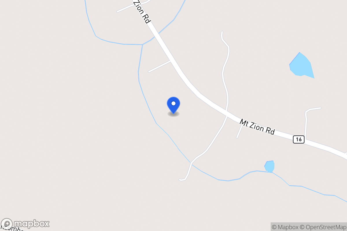 Map of 6582 Mt Zion Rd