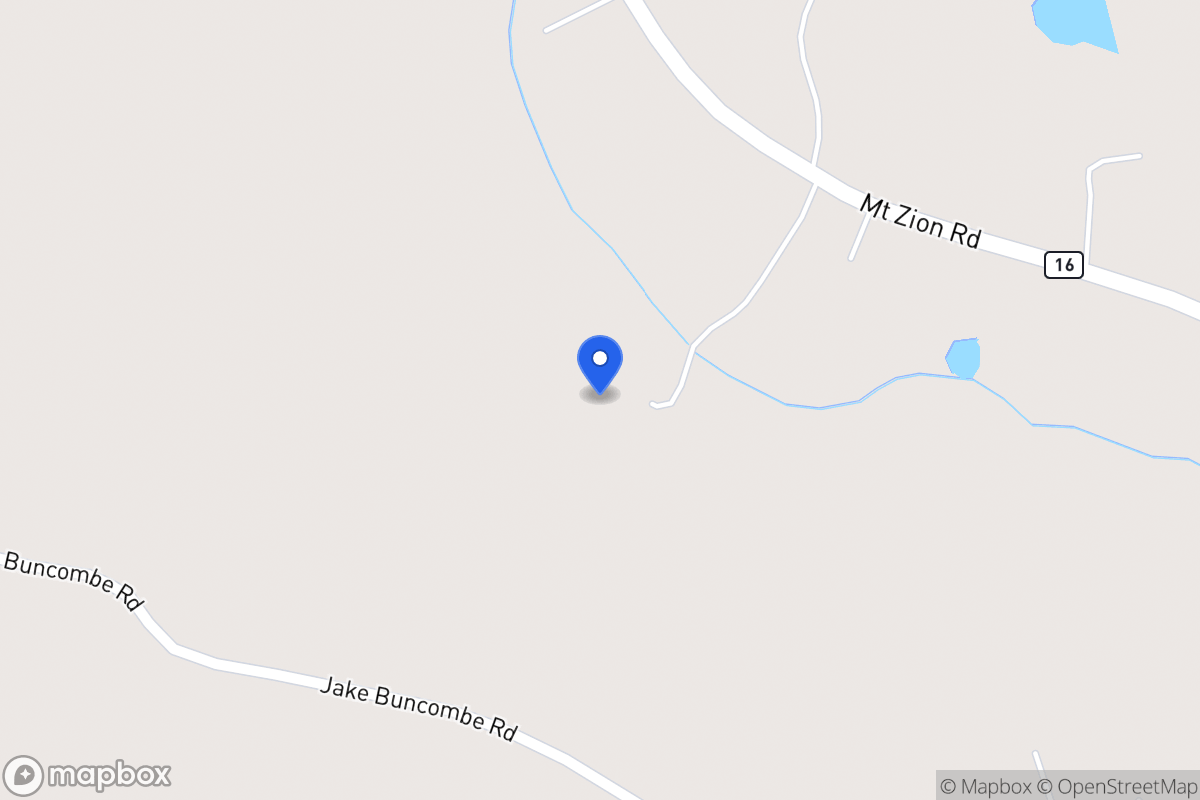 Map of 6576 Mt Zion Rd