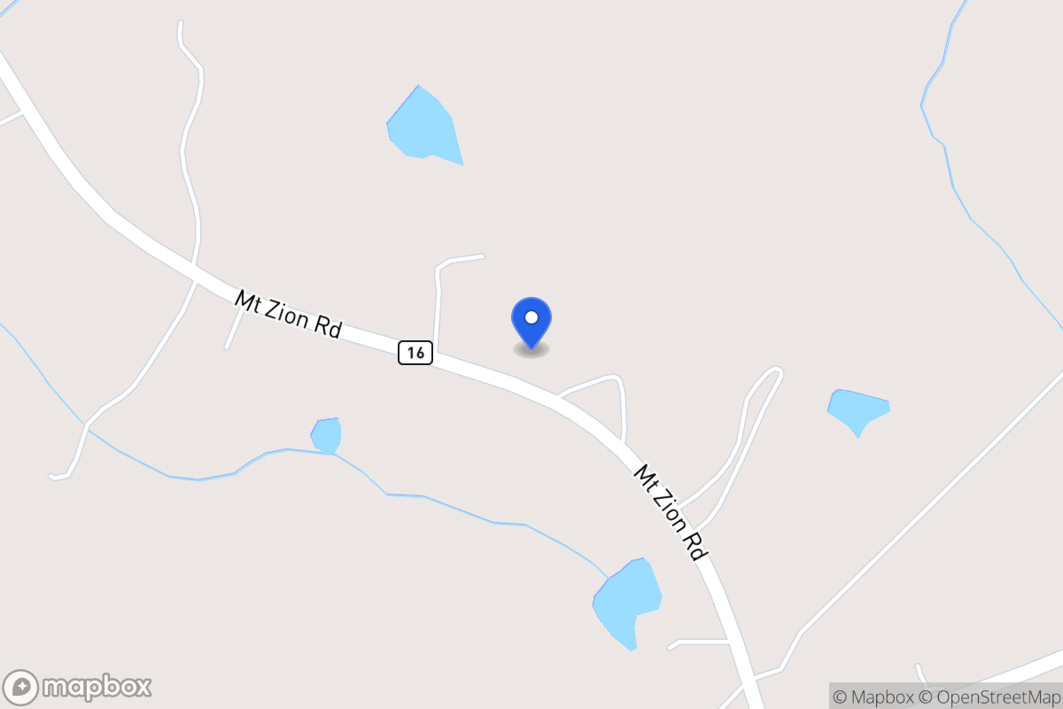 Map of 6443 Mt Zion Rd