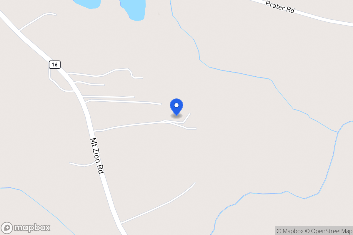 Map of 6905 Mt Zion Rd