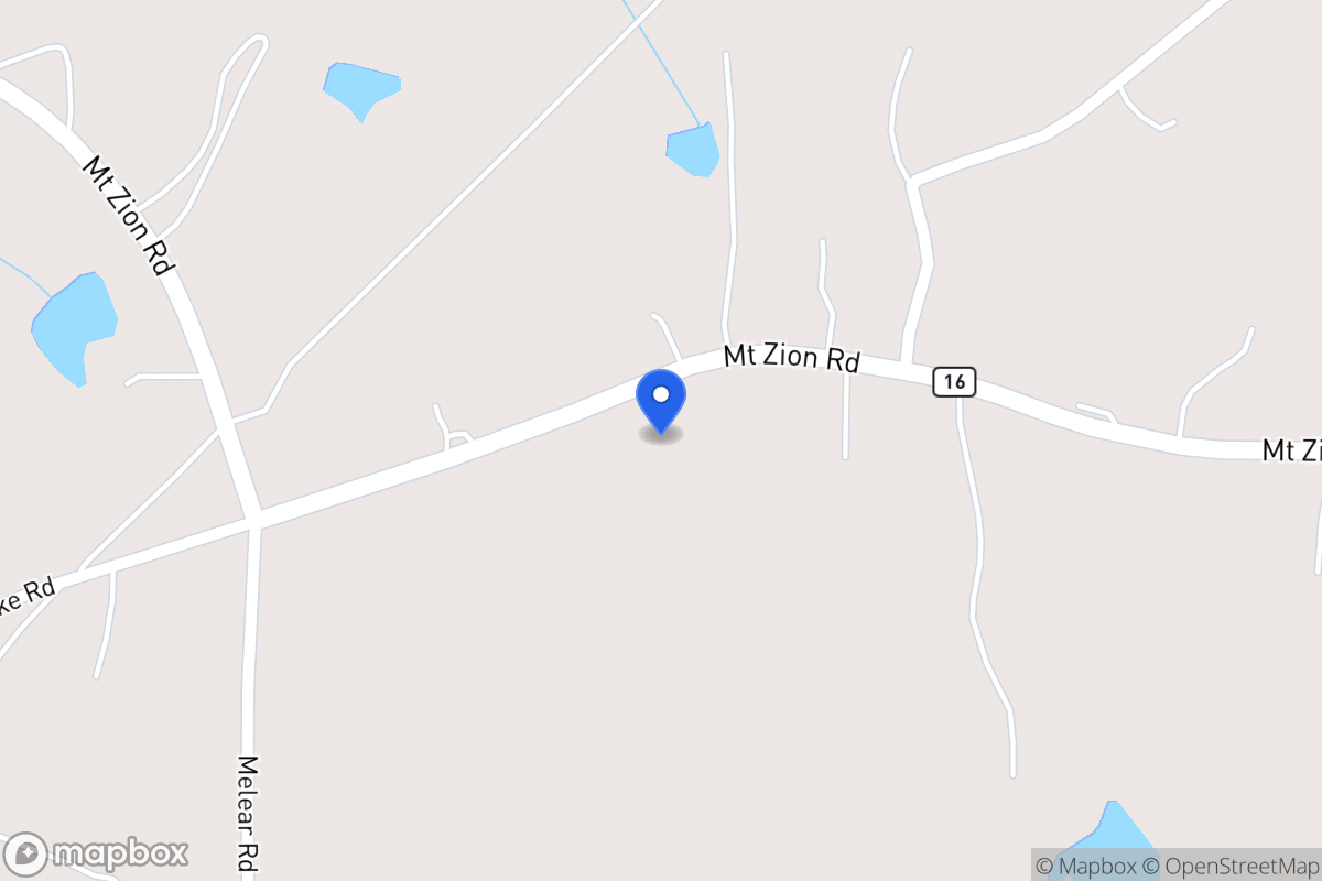 Map of 6150 Mt Zion Rd