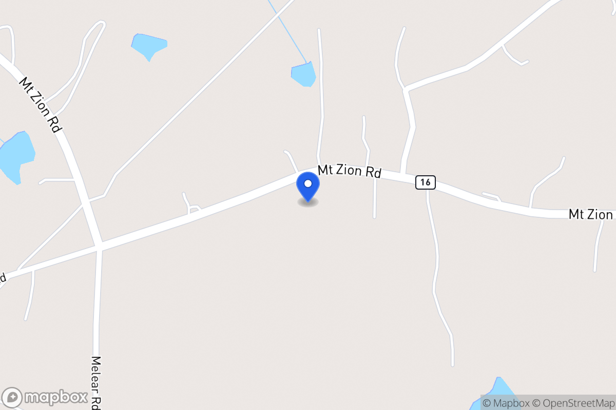 Map of 6138 Mt Zion Rd