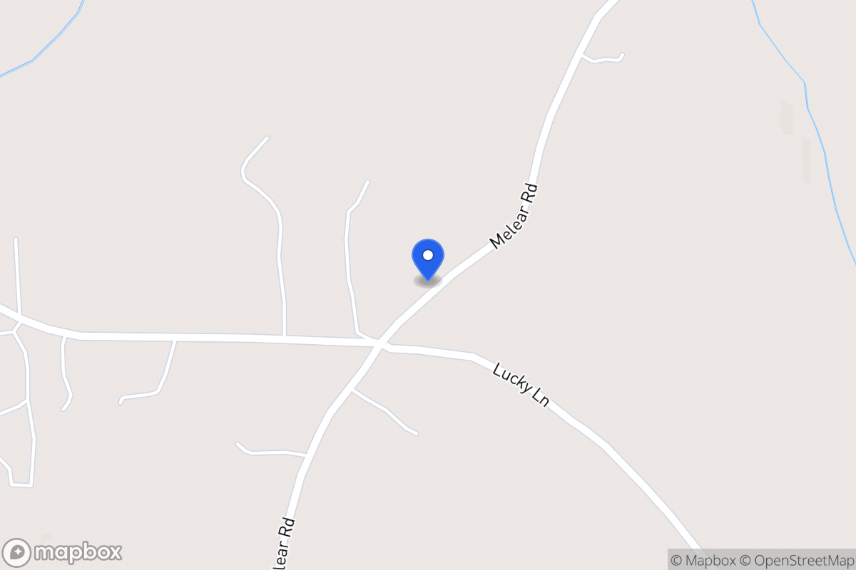 Map of 1420 Melear Rd