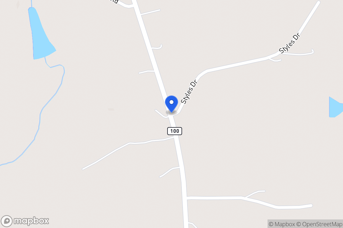 Map of 2110 N 100 Hwy
