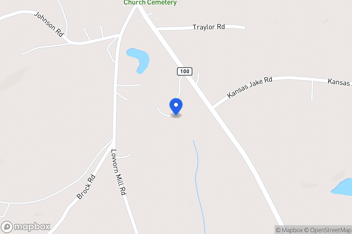 Map of 2838 N 100 Hwy