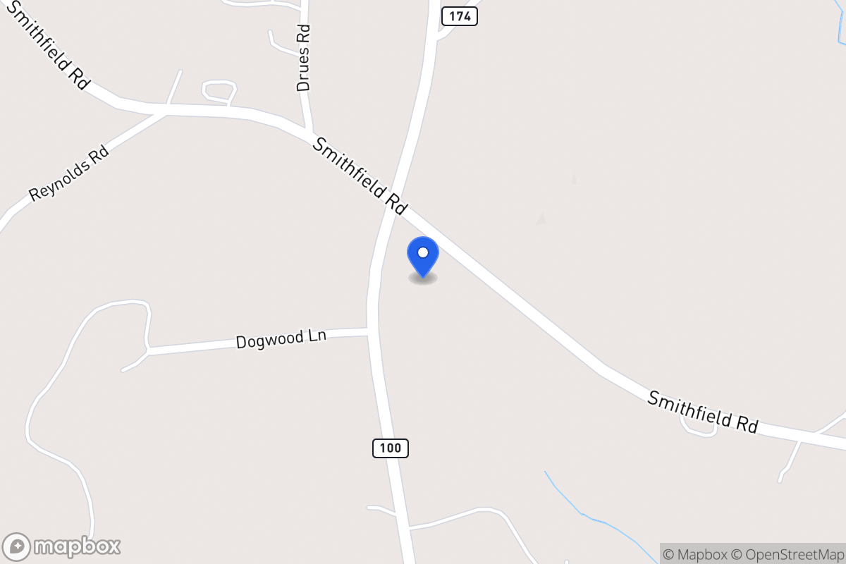 Map of 1541 N 100 Hwy