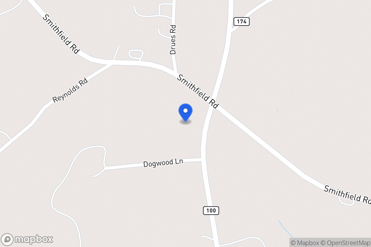 Map of 1564 N 100 Hwy