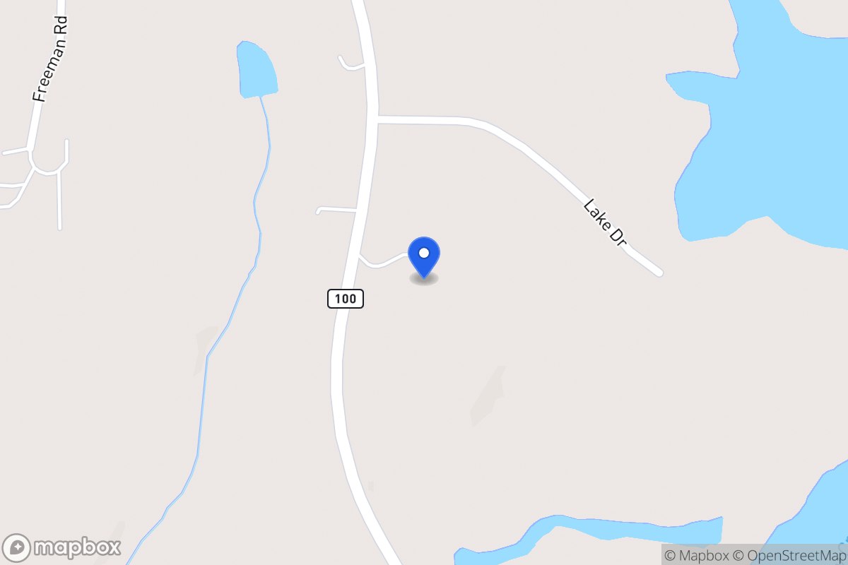 Map of 1037 N 100 Hwy