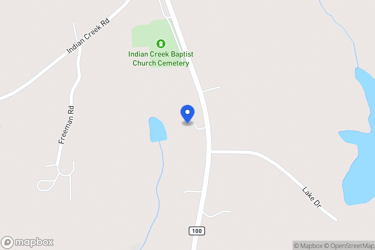 Map of 1158 N 100 Hwy