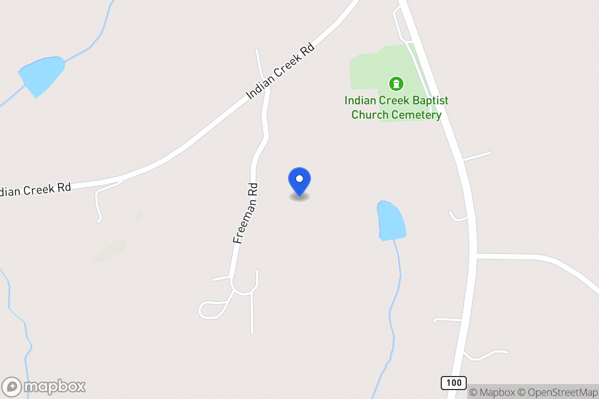 Map of Freeman Rd