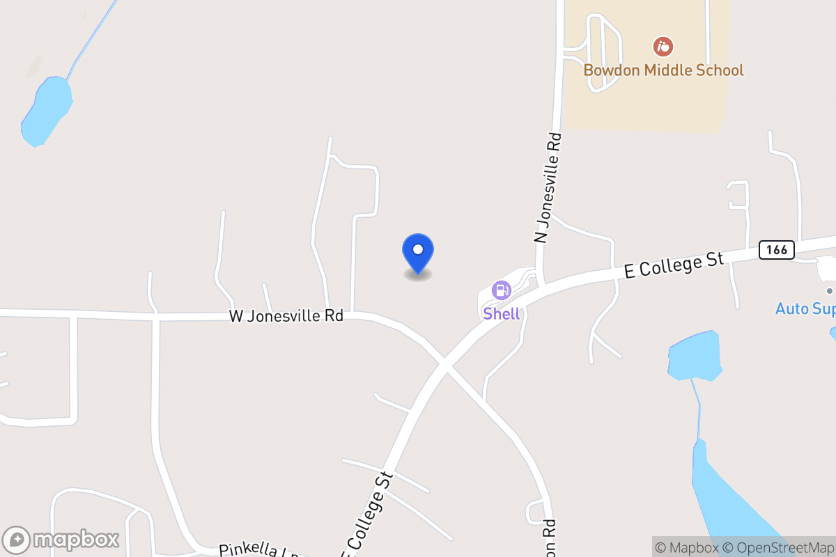 Map of 594 W Jonesville Rd