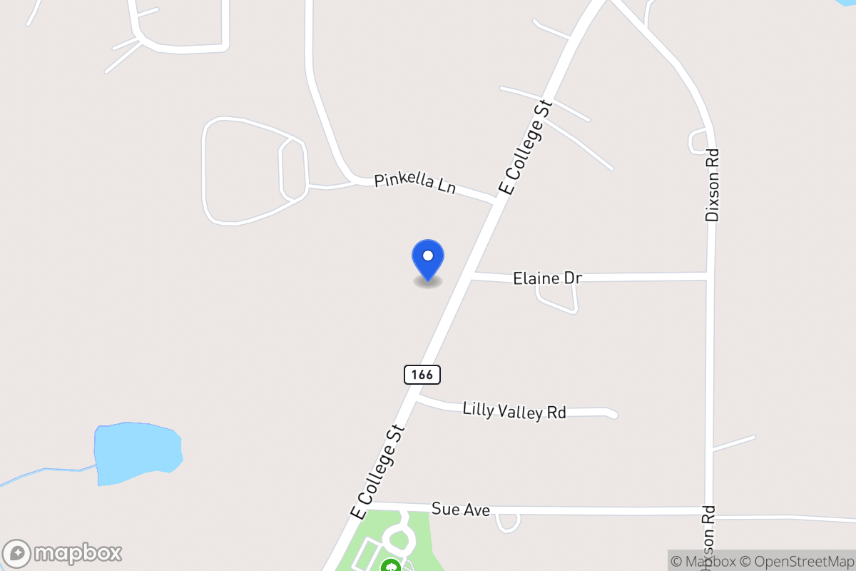 Map of 1121 E College St
