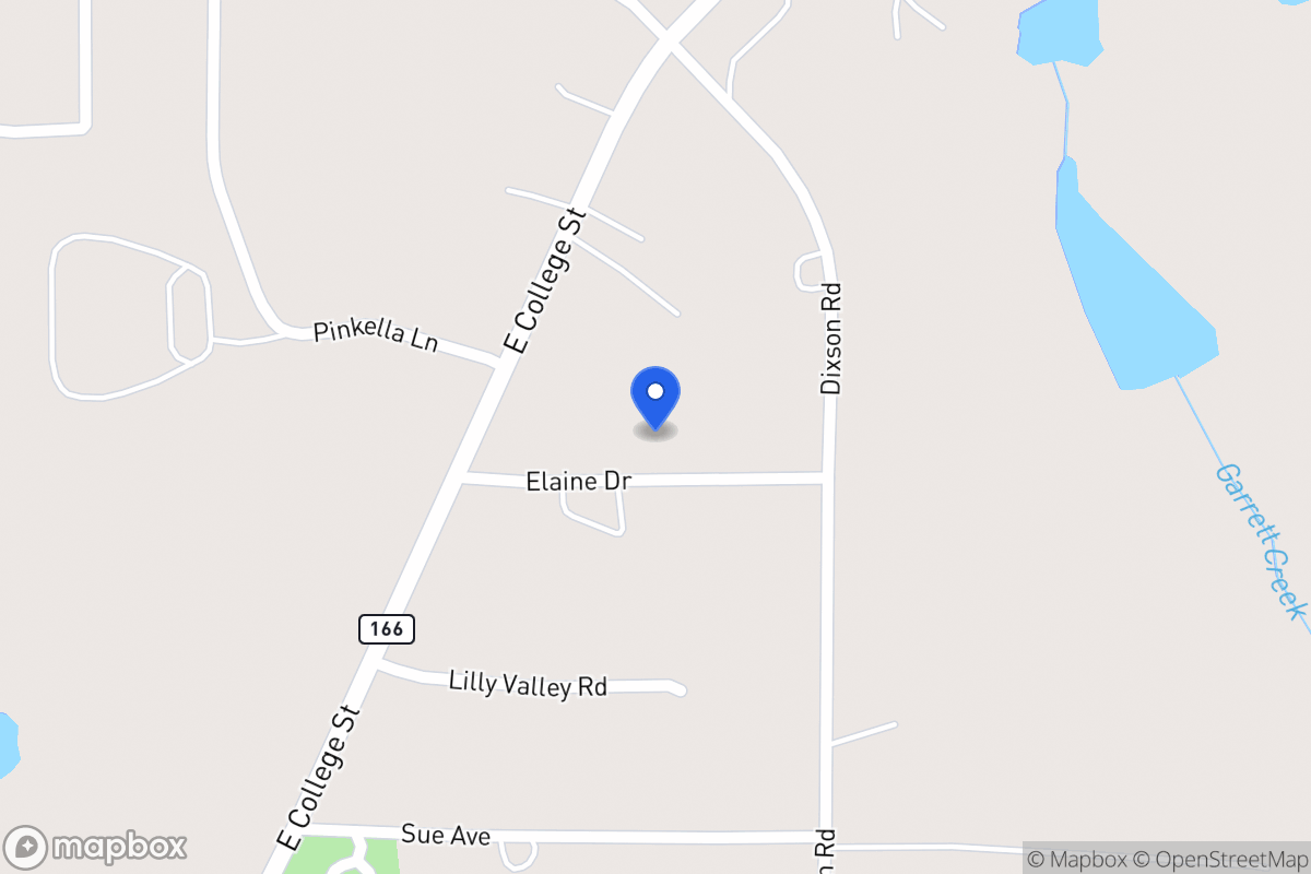 Map of 116 Elaine Dr