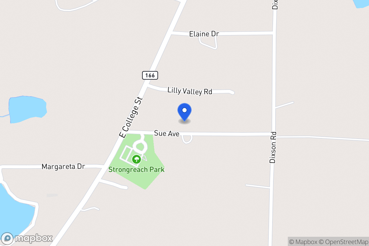 Map of 117 Sue Ave