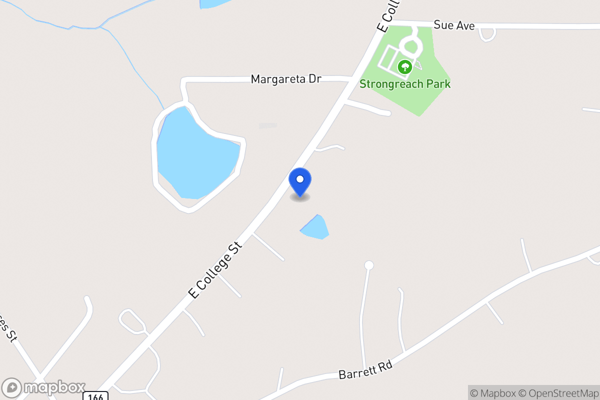 Map of 828 E 166 Hwy
