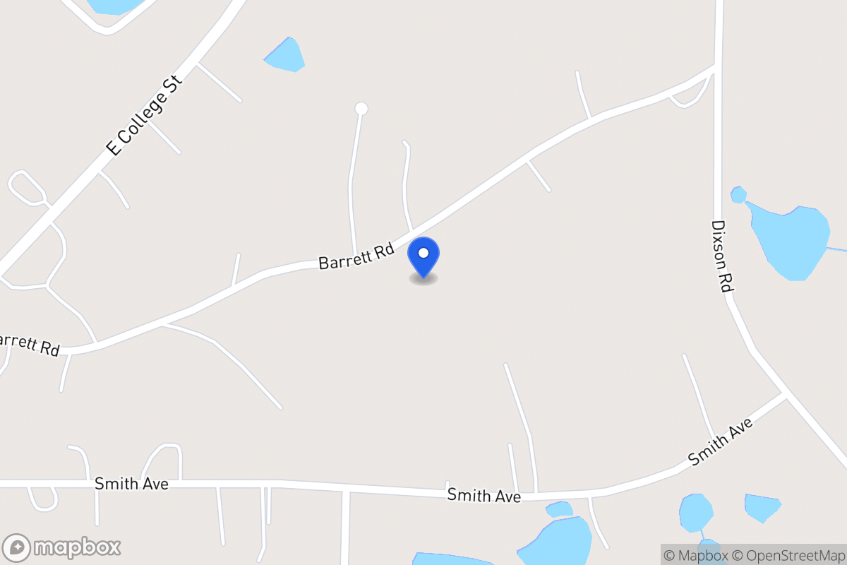 Map of 222 Barrett Rd