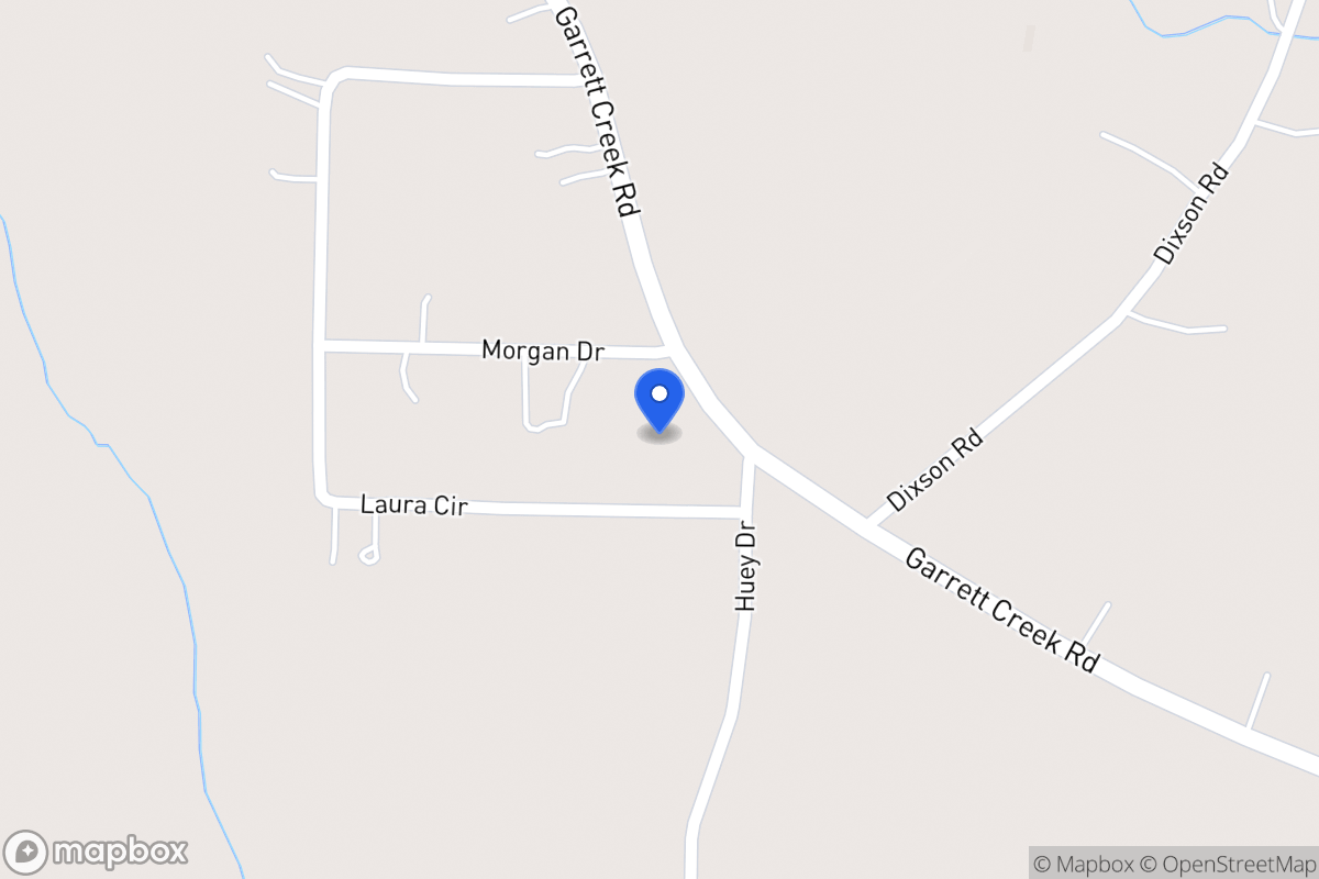 Map of 705 Garrett Creek Rd