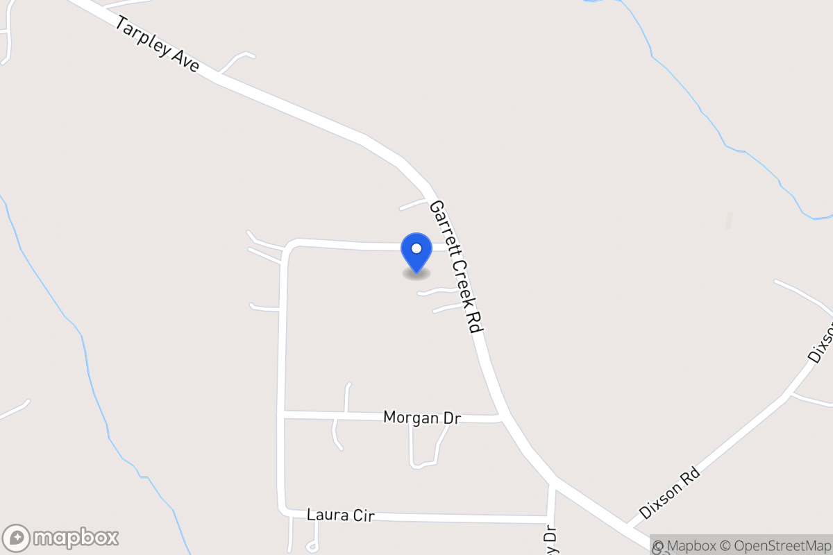 Map of 619 Garrett Creek Rd