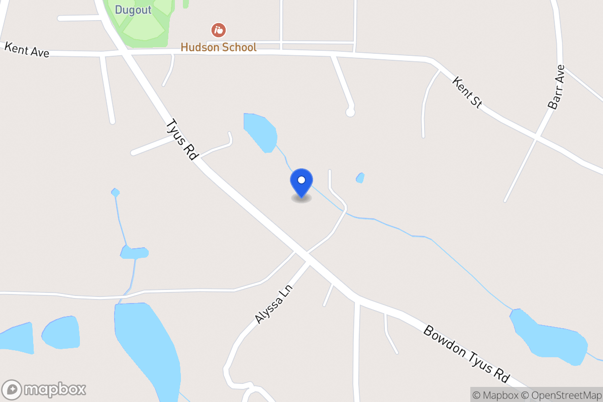 Map of 801 Bowdon Tyus Rd