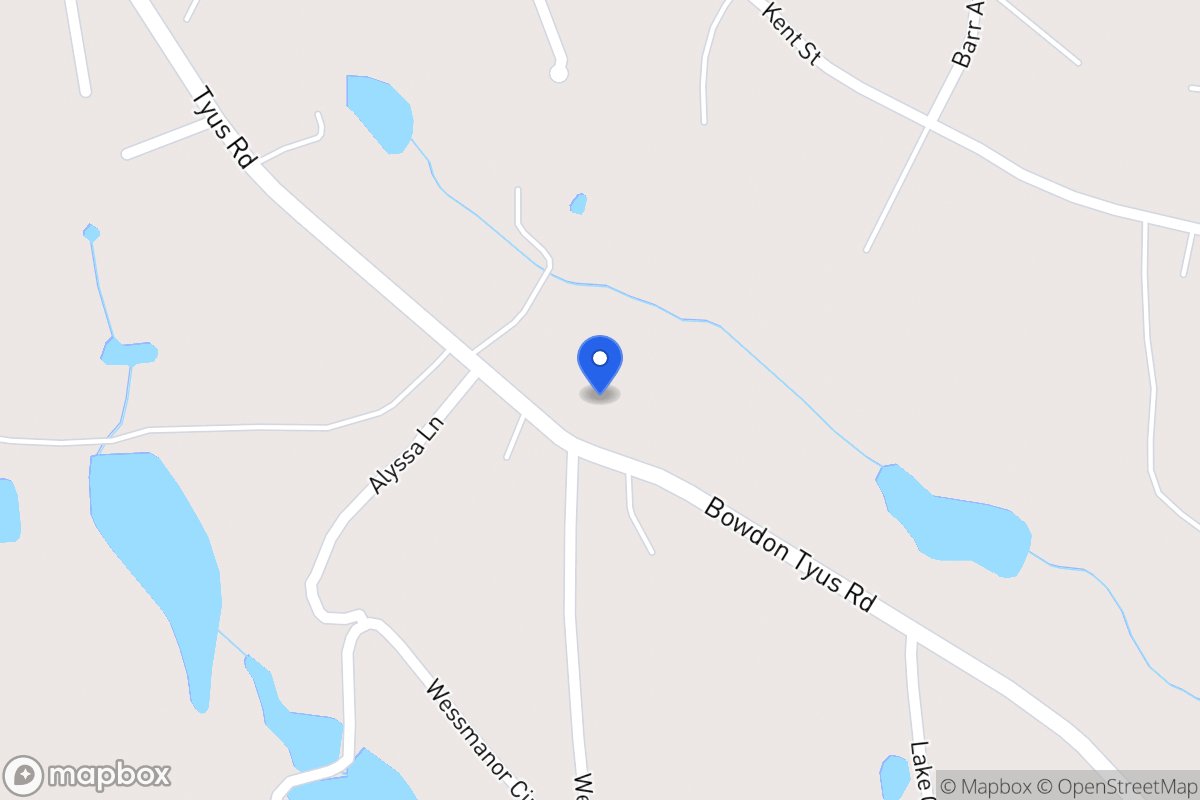 Map of 813 Bowdon Tyus Rd