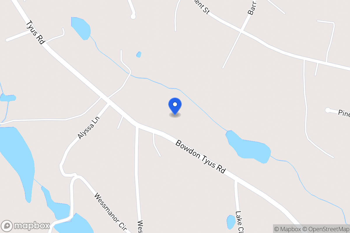 Map of 815 Bowdon Tyus Rd