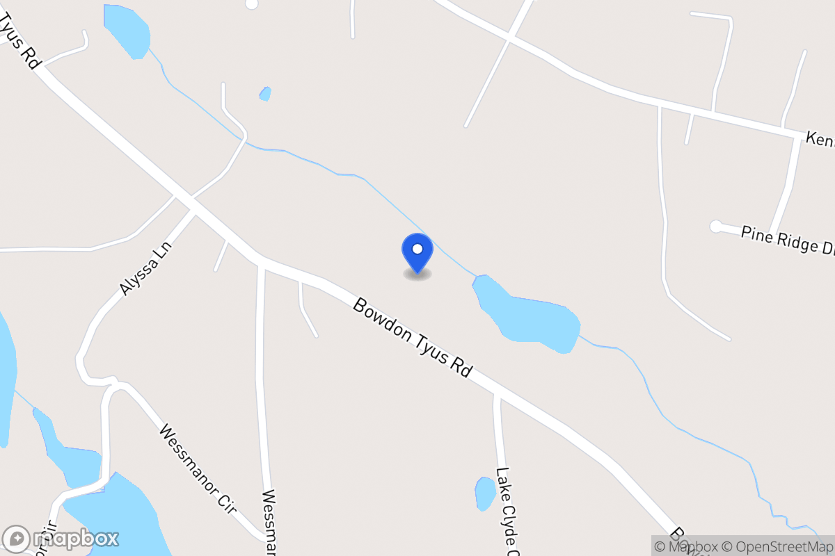 Map of 912 Bowdon Tyus Rd