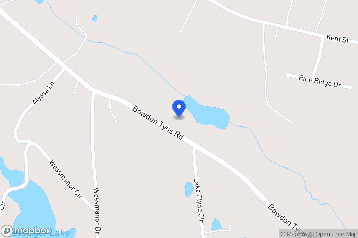 Map of 922 Bowdon Tyus Rd