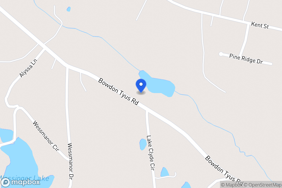 Map of 936 Bowdon Tyus Rd