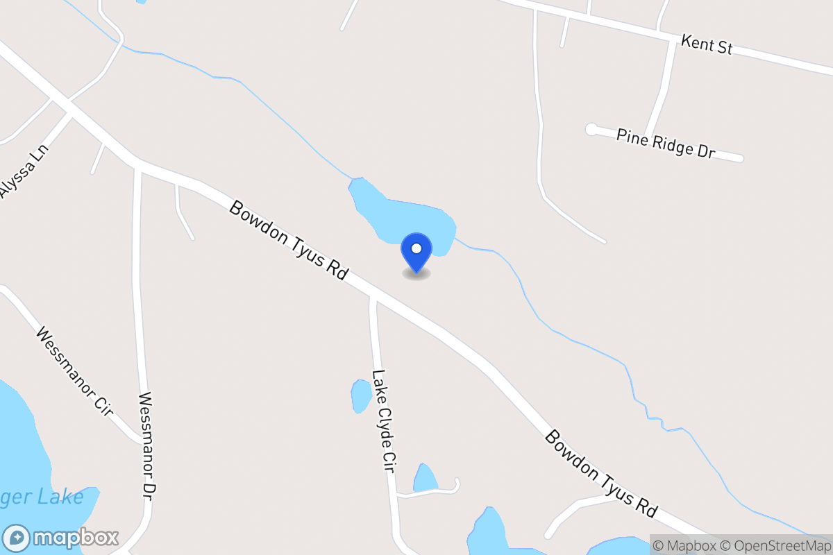Map of 974 Bowdon Tyus Rd