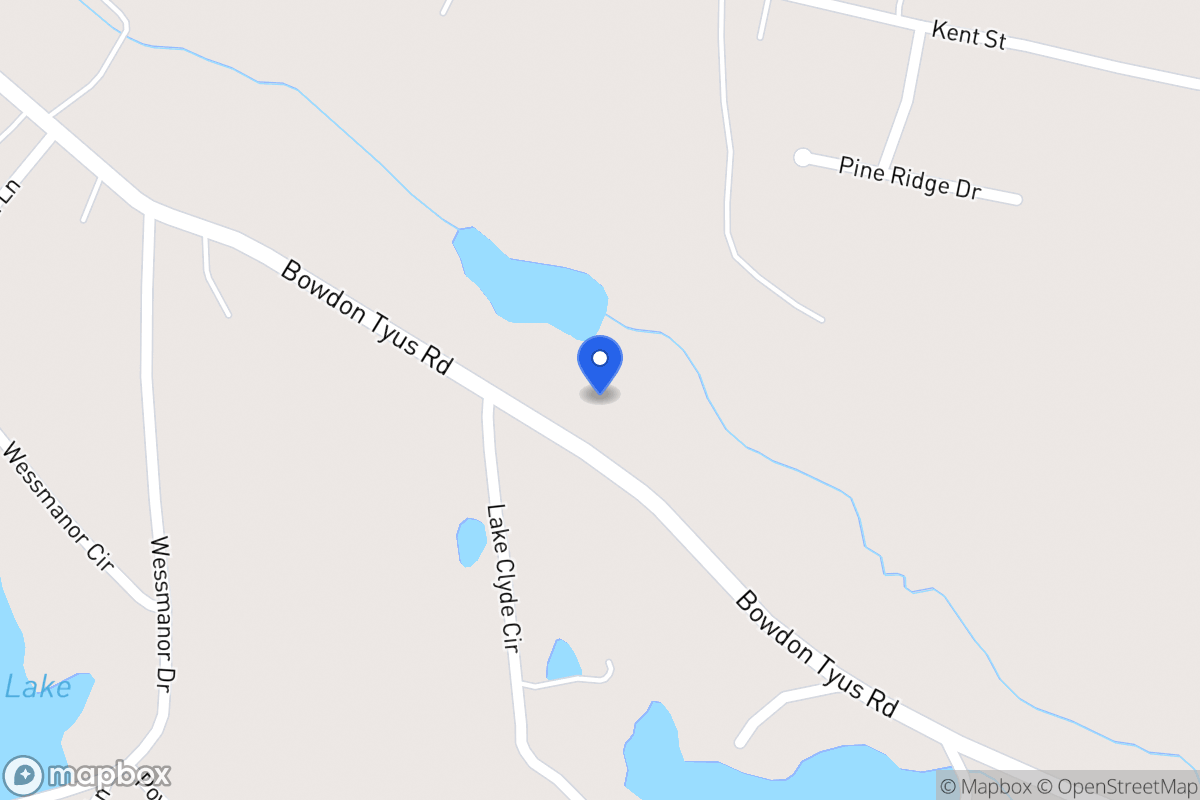 Map of 994 Bowdon Tyus Rd
