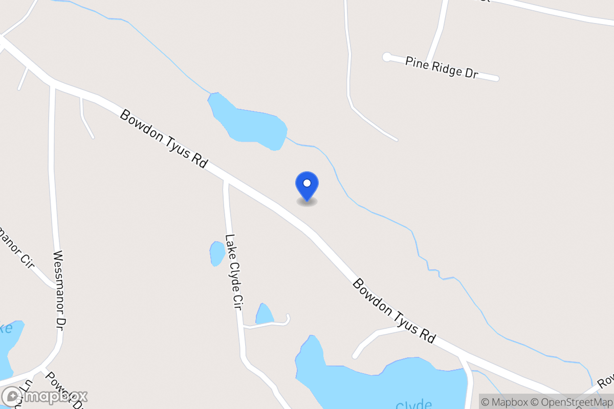 Map of 1008 Bowdon Tyus Rd