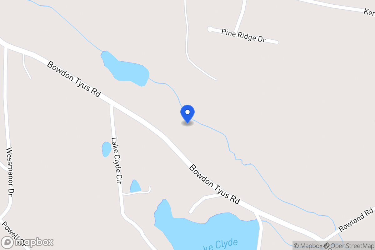 Map of 1018 Bowdon Tyus Rd