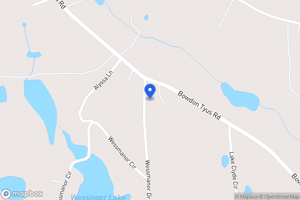 Map of 829 Bowdon Tyus Rd