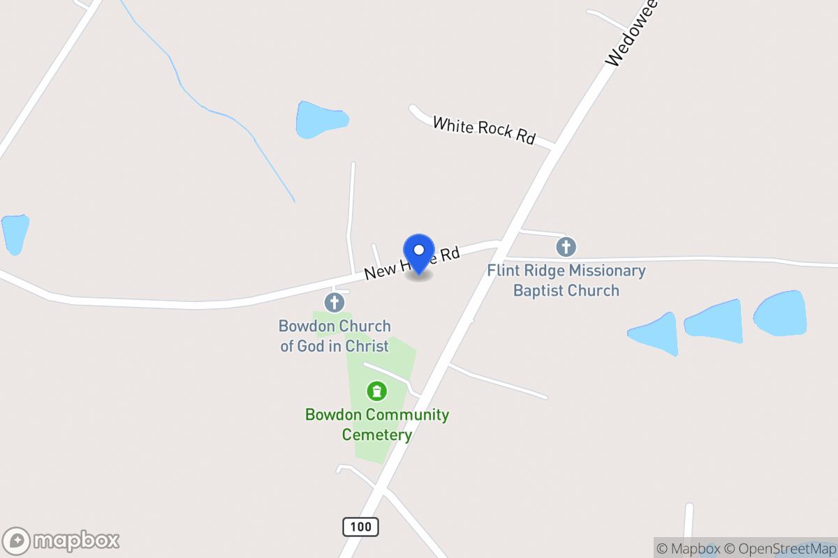 Map of 36 New Hope Rd