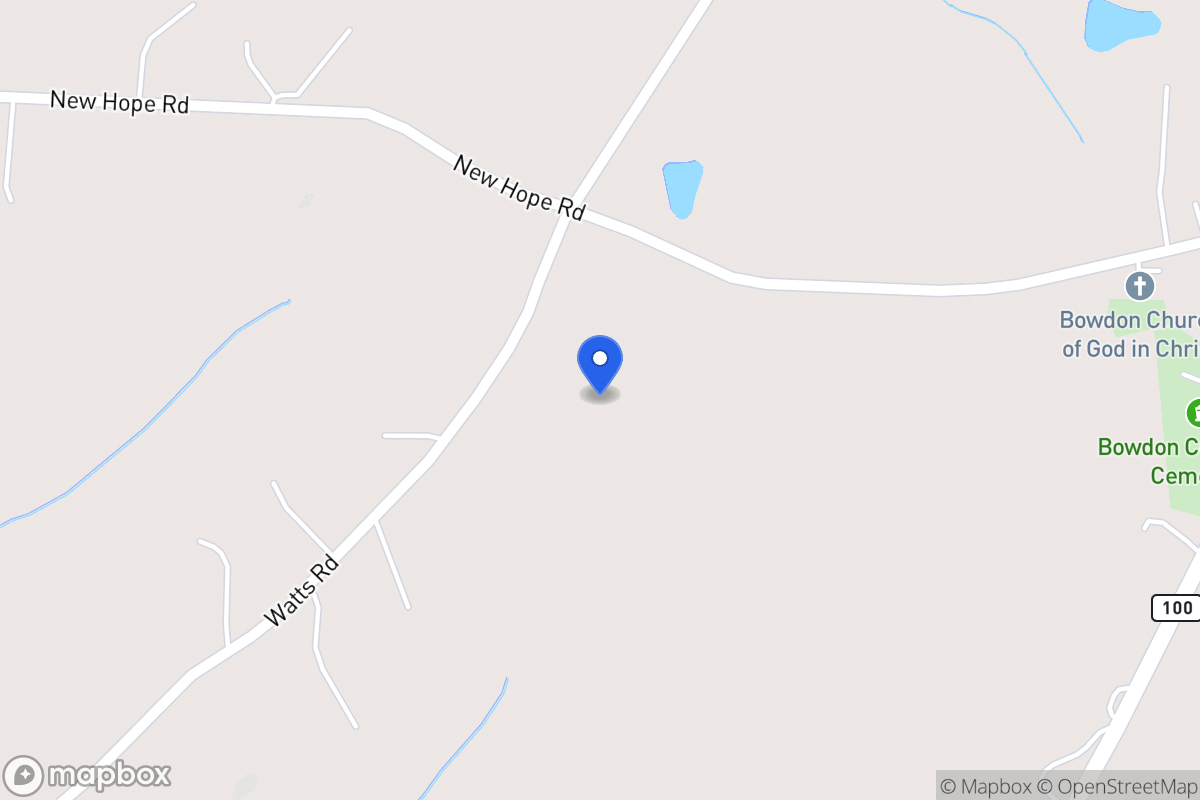 Map of 250 New Hope Rd
