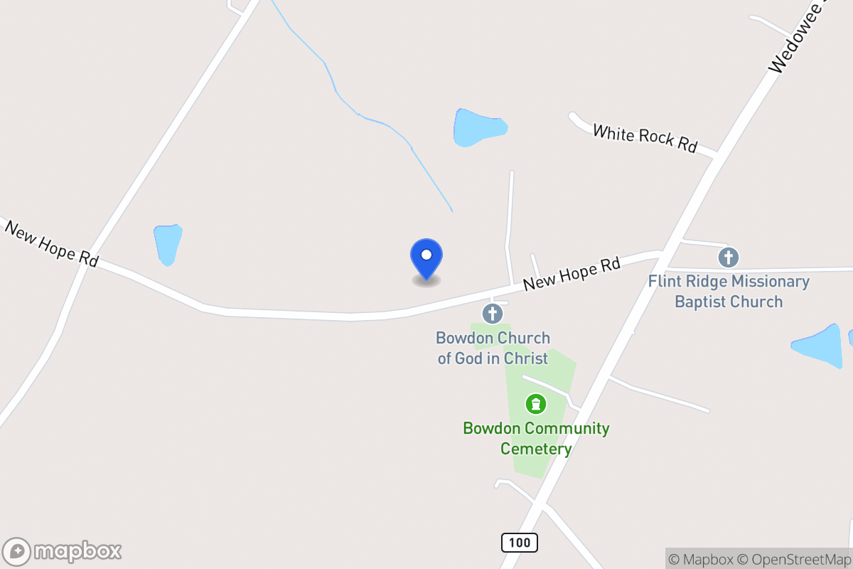 Map of 103 New Hope Rd