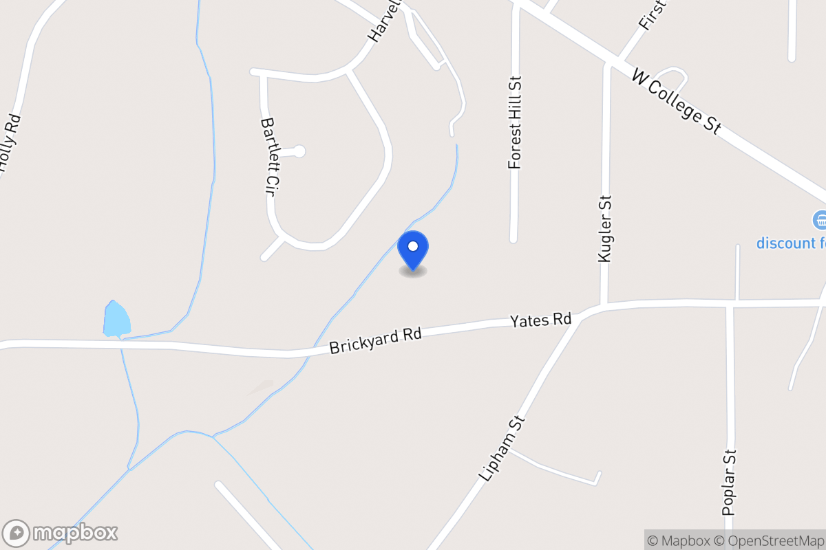 Map of 736 Brickyard Rd