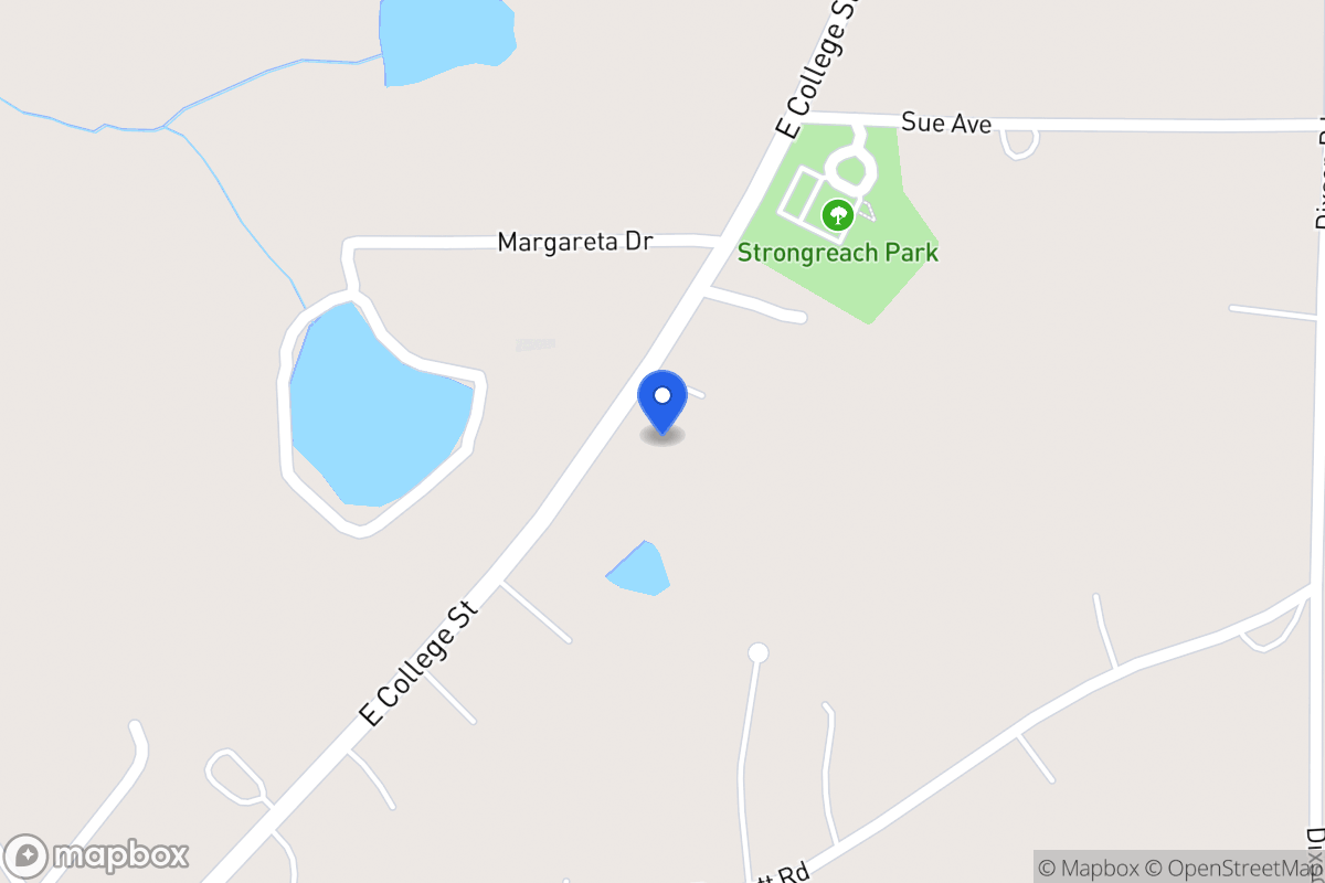 Map of 832 E 166 Hwy