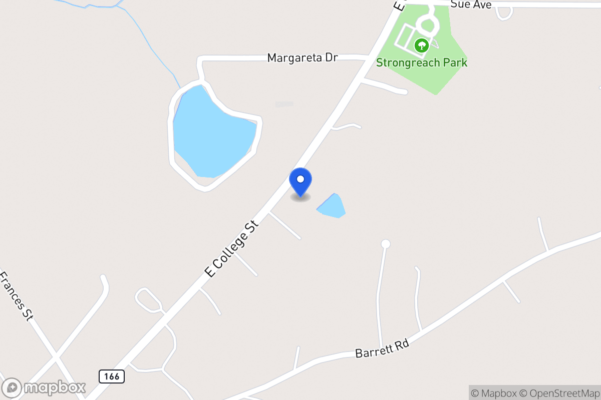 Map of 826 E 166 Hwy