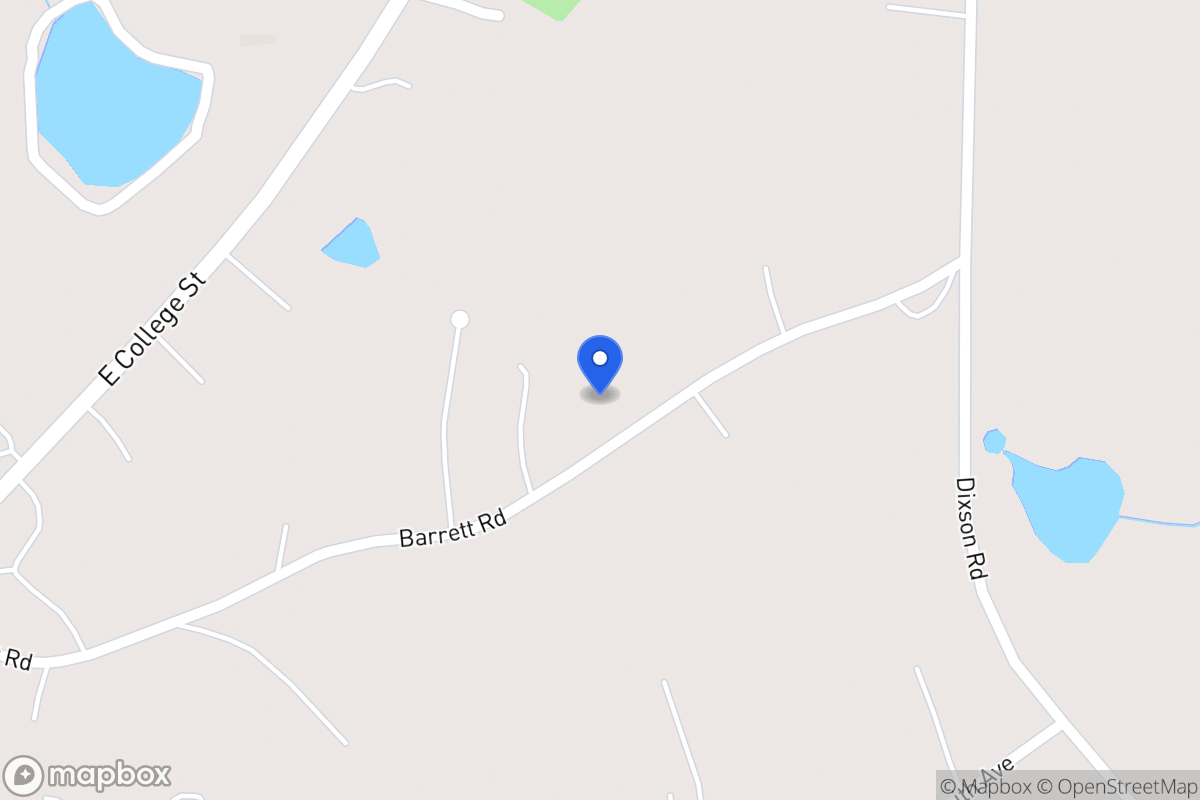 Map of 243 Barrett Rd