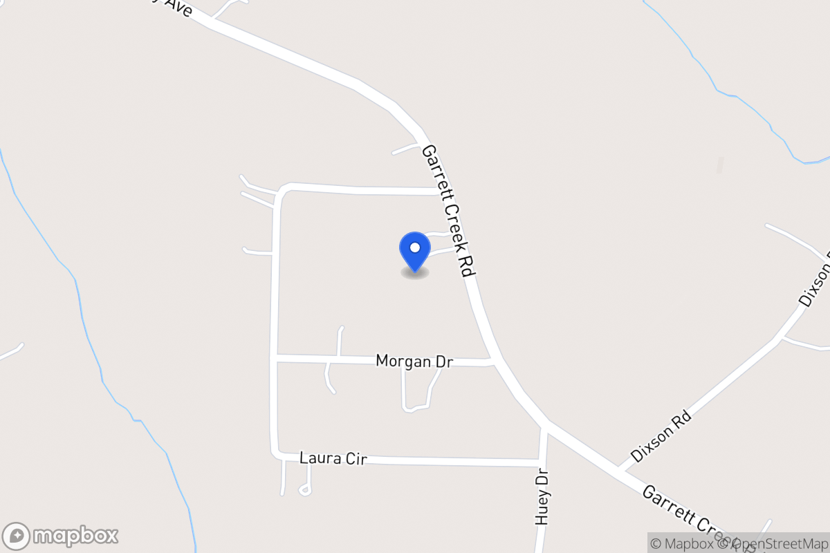 Map of 657 Garrett Creek Rd