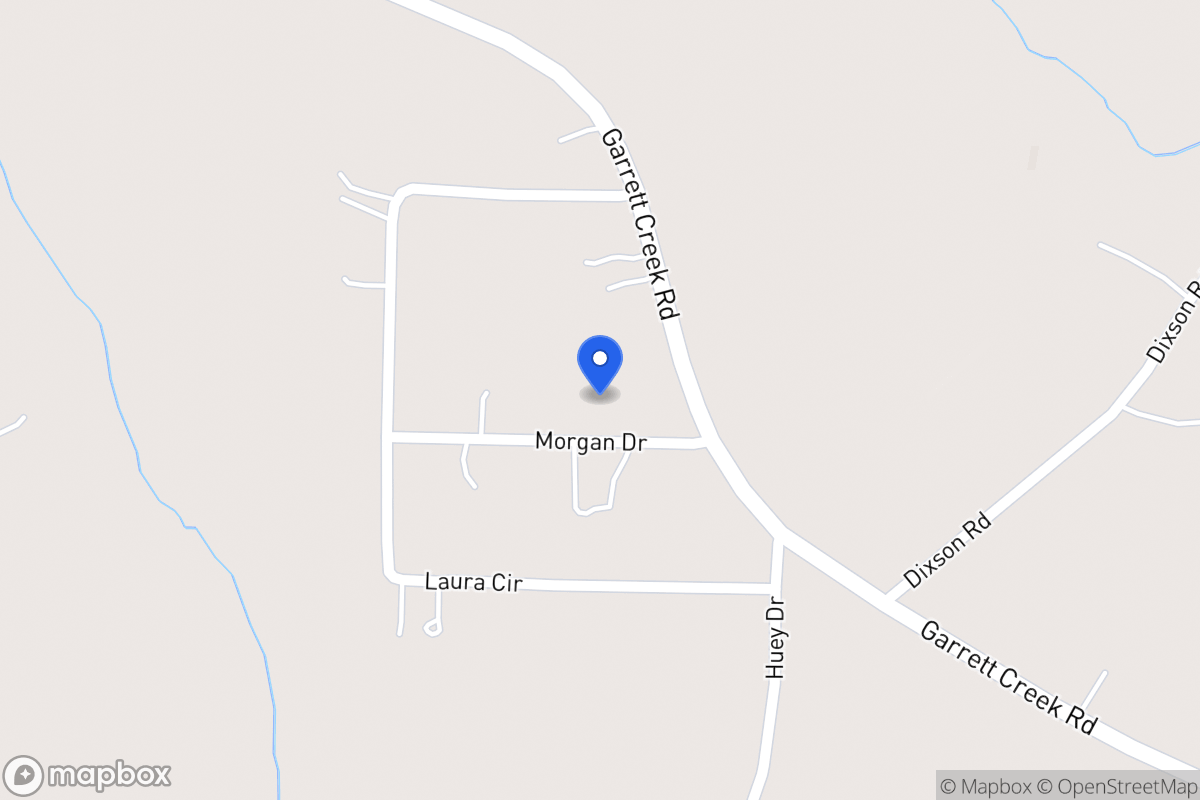 Map of 690 Garrett Creek Rd