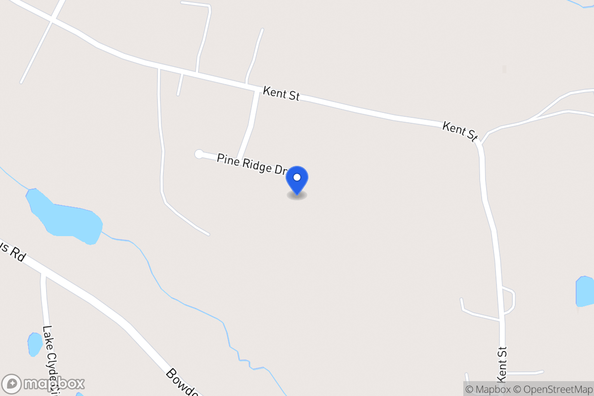 Map of 45 Pine Ridge Dr