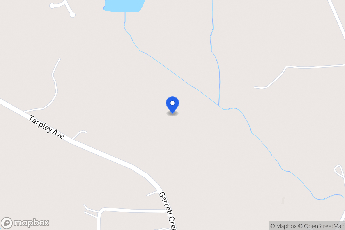 Map of Garrett Creek Rd