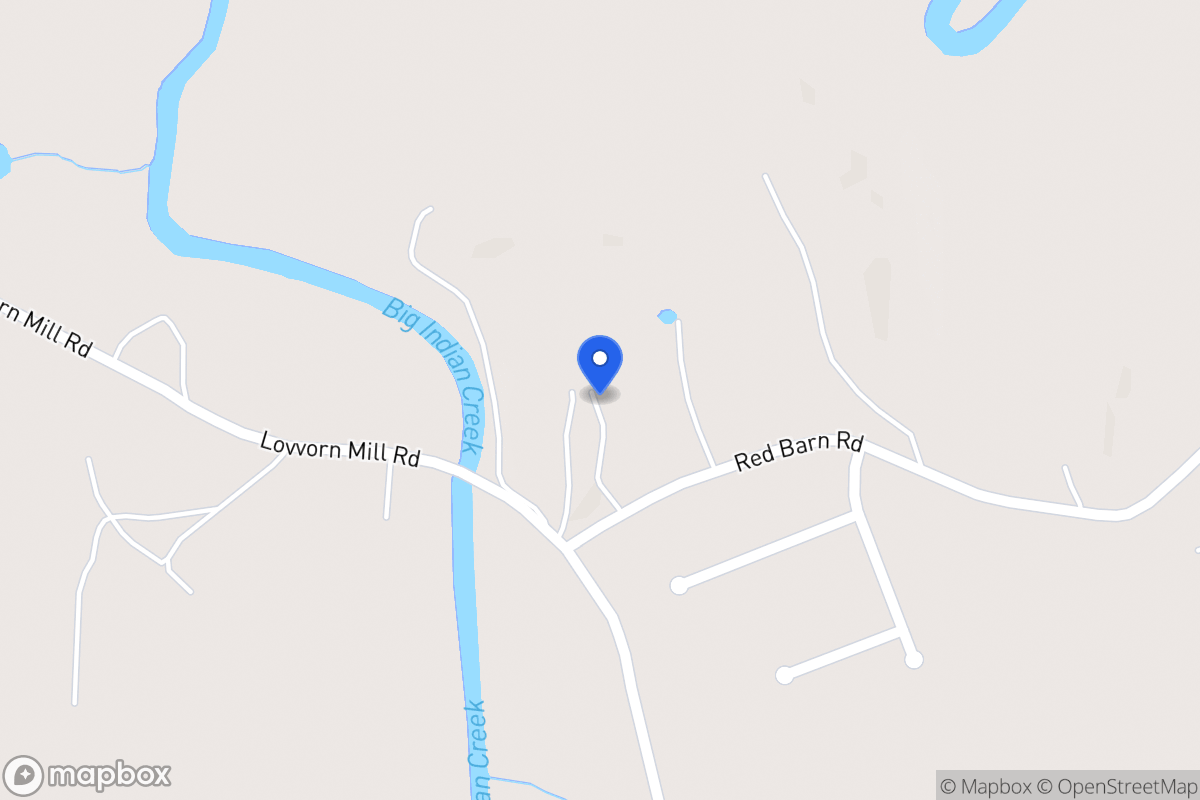 Map of 407 Red Barn Rd