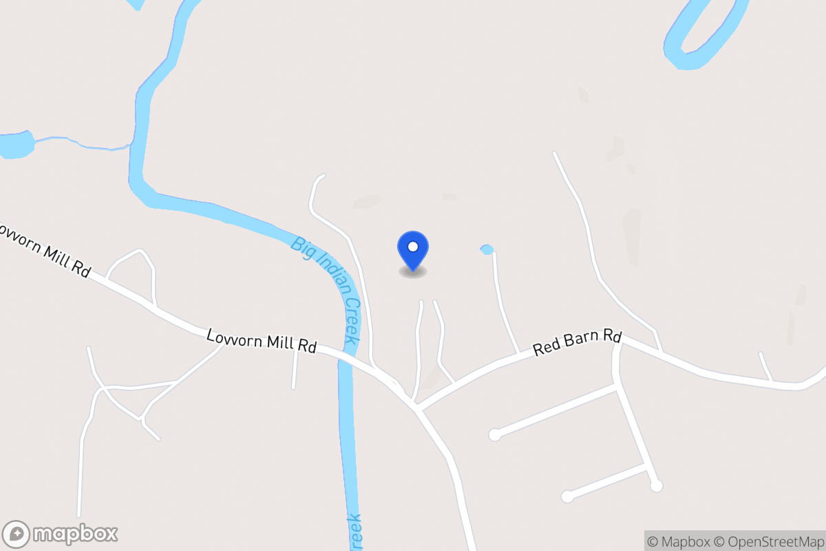 Map of 411 Red Barn Rd