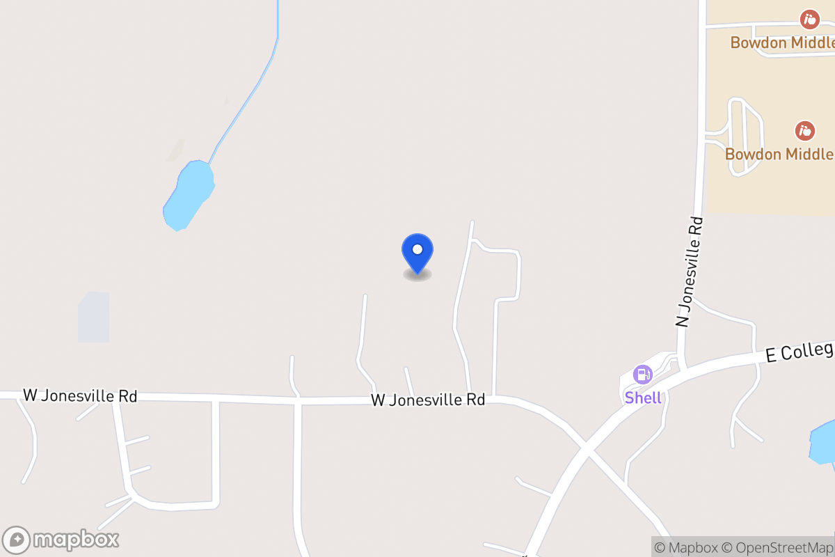 Map of 554 W Jonesville Rd